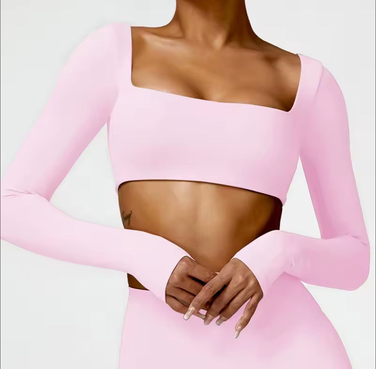 Long Sleeve Solid Color Top