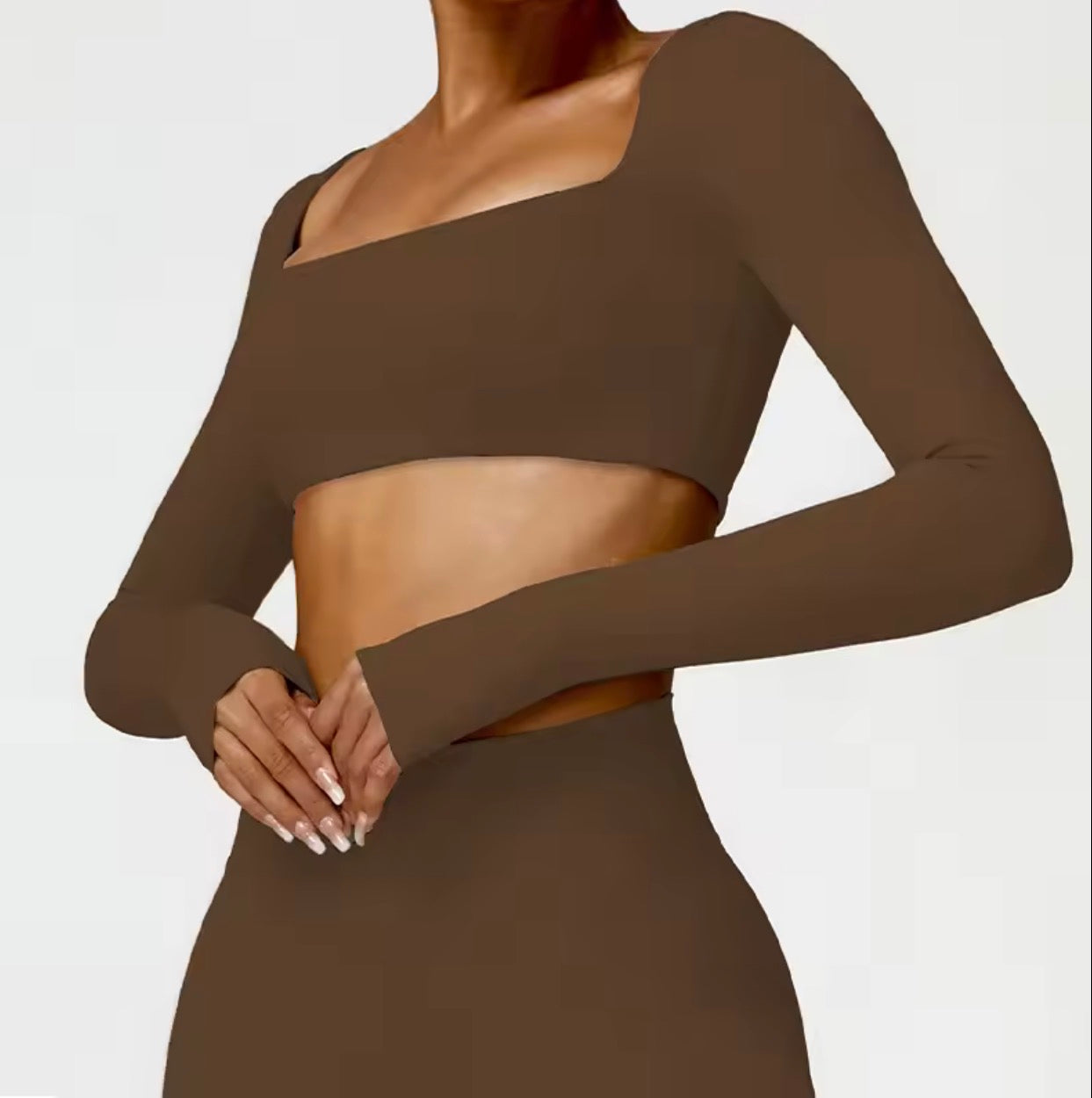 Long Sleeve Solid Color Top