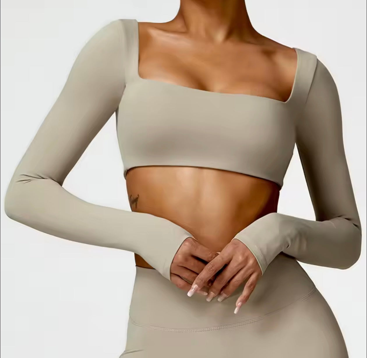 Long Sleeve Solid Color Top