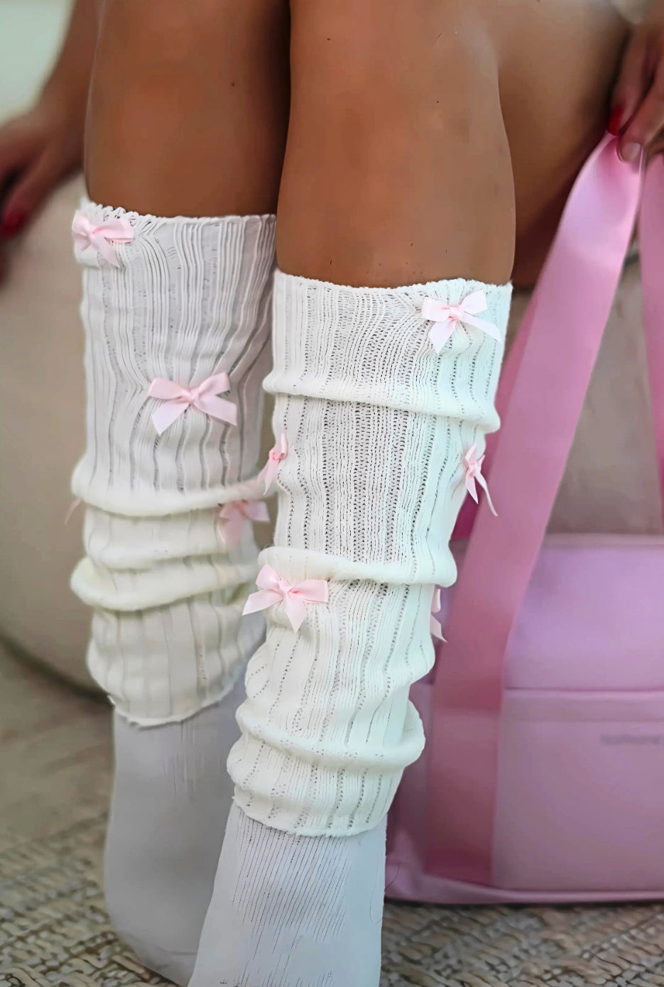 Mai Cutie Legwarmers with bows